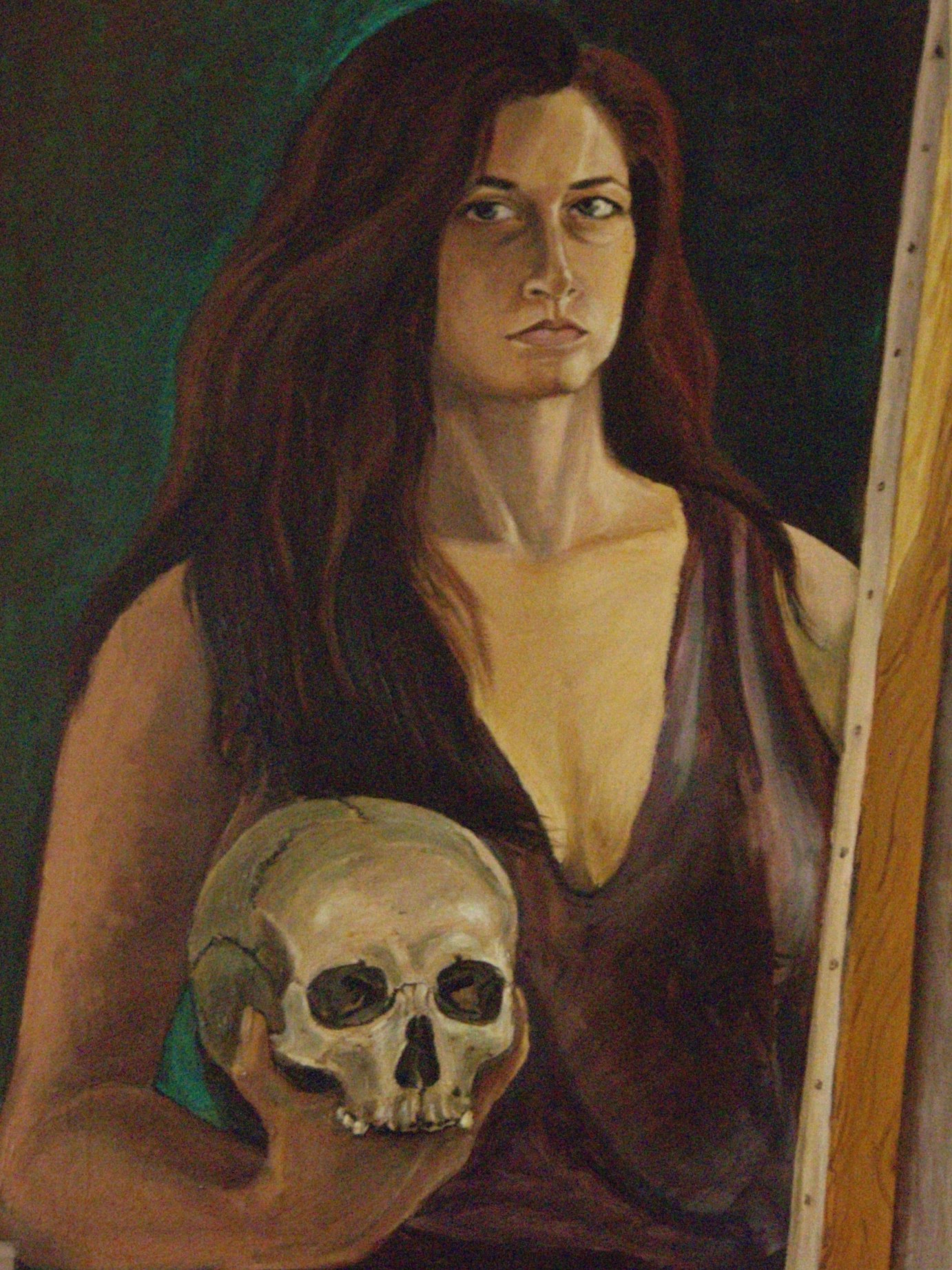 Memento mori - autoportrét