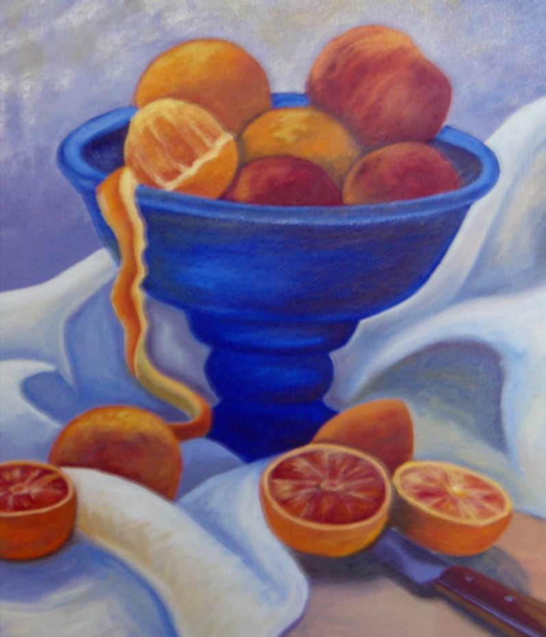 Krvavé pomerance s jablky (detail 2)